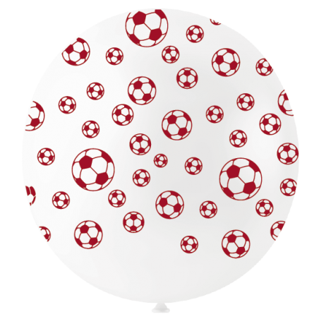 Ballons De Baudruche G Ant Foot Blanc Coti Jouets Sp Cialiste Go Ter D