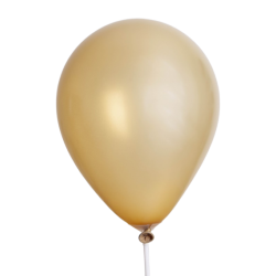 100 Ballons Métallisés Or pour vos Fêtes, Anniversaire et Décoration -  Coti-Jouets