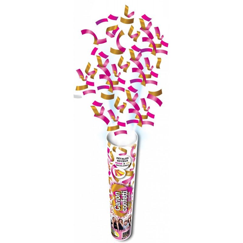 Canon à Confettis Rose Gold - 28 cm - Confettis - Décorer la maison - Fêtes  et anniversaires