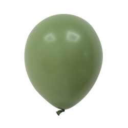 Ballons de Baudruche Opaques Olive 50 Pièces - 9 Pouces