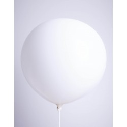 Ballon de Baudruche 10 Pièces Géant Opaque Blanc 60cm