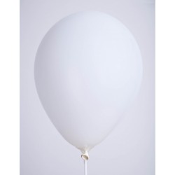 Ballons de Baudruche Opaques Blanc 50 Pièces - 9 Pouces
