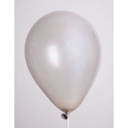 Ballons de Baudruche Métallisés Argent 50 Pièces - 9 Pouces