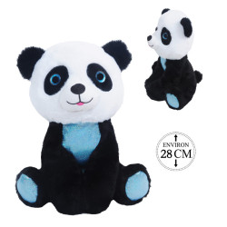 Peluche Panda Assis Paillette 28cm