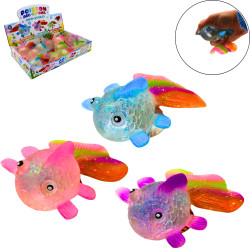 Poisson Arc-en-Ciel Anti Stress Gel Paillettes 12cm