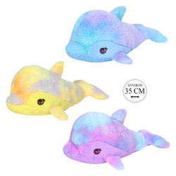 Peluche Dauphin Pastel 35cm