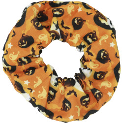 Chouchou Halloween Citrouille Orange