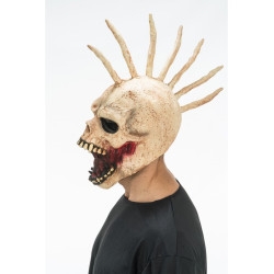 Masque En Latex Tête De Mort Punk