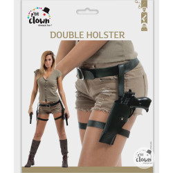 Holster de Cuisse Double Sans Pistolets