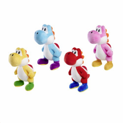 Peluche Super Mario Yoshi Coloré 20cm