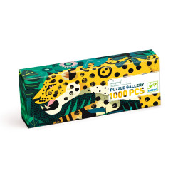 Puzzle Gallery Leopard 1000 Pièces - Djeco