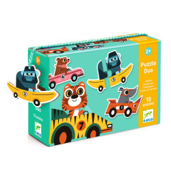 Puzzle Duo Les Animaux - Djeco