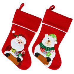 Chaussette de Noël Décorée...