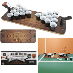 Jeu à Boire Beer Pong Basketball Catapulte