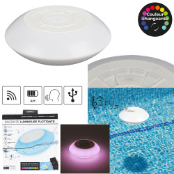 Enceinte Lumineuse Flottante