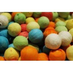 Sarbacanes x4 pièces + 80 boules cotillons - Multicolore